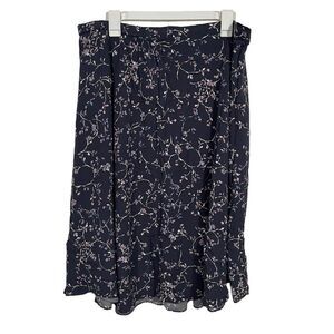 NWT J. Jill Floral Midi Length Skirt